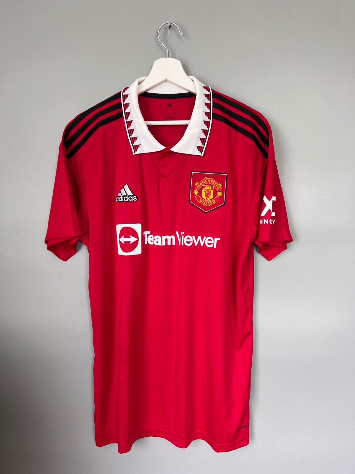 Manchester United Jersey 22/23 Home Football Shirt H13881 Adidas Mens Size L