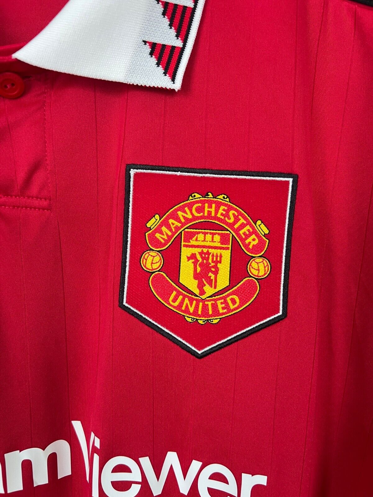 Manchester United Jersey 22/23 Home Football Shirt H13881 Adidas Mens Size L