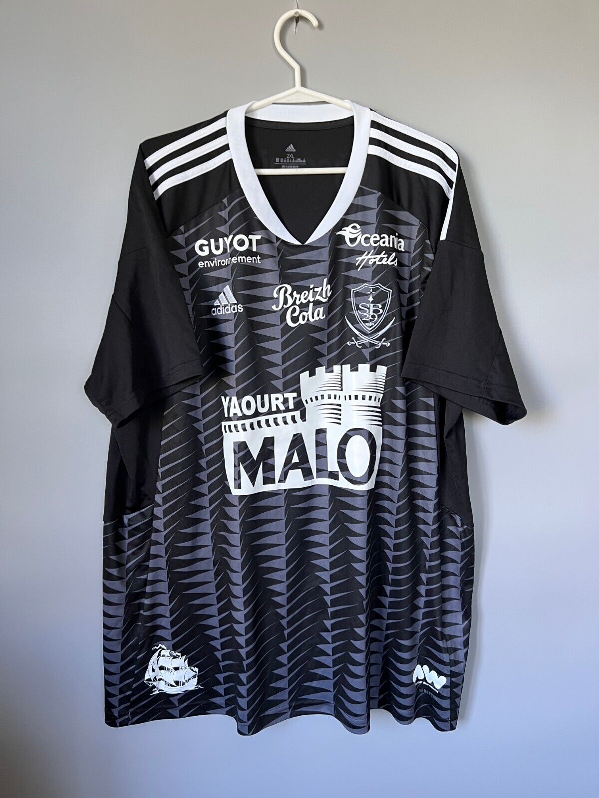 Stade Brestois Brest 29 Jersey 22/23 Third Mens Soccer Shirt Adidas Size 2XL