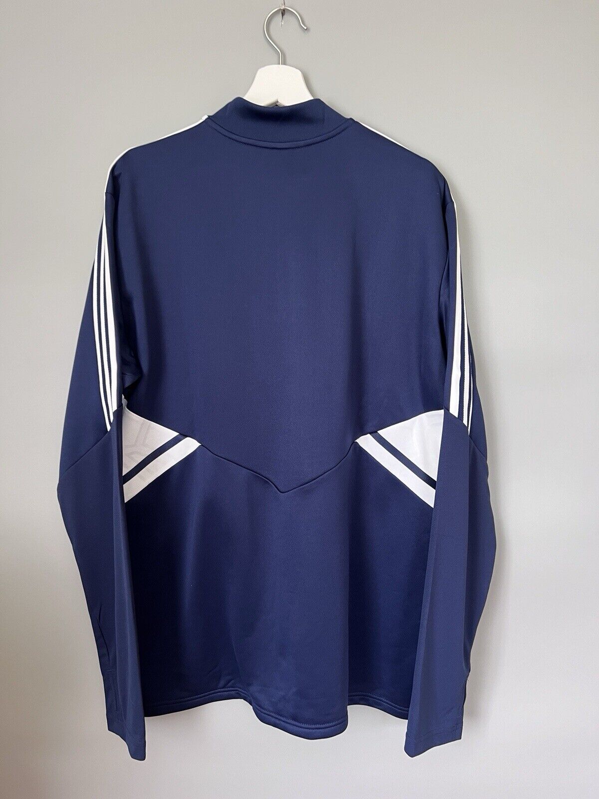 Olympique Lyon Training Top Condivo 22 Blue Soccer Football Adidas Mens Size XL