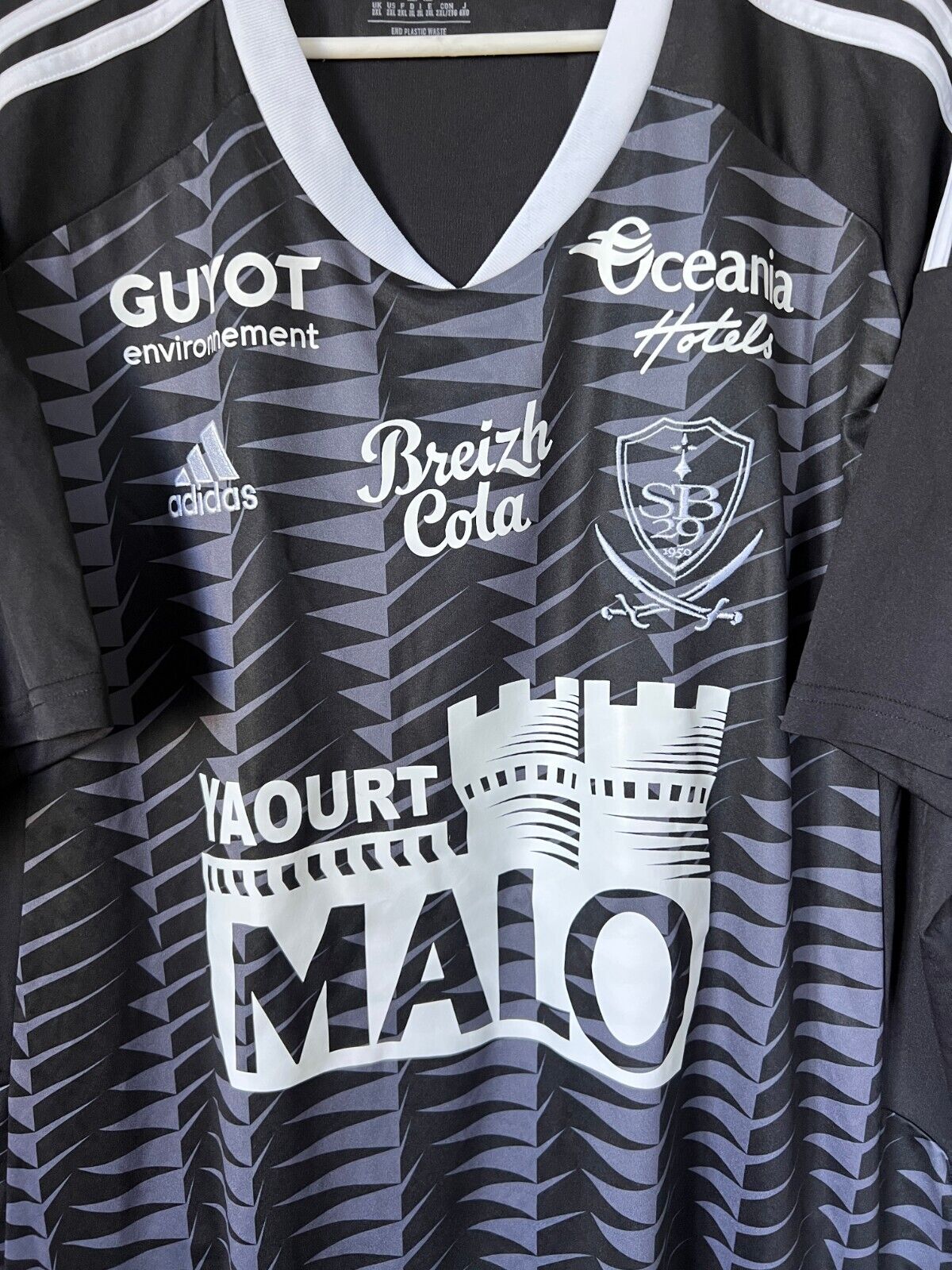 Stade Brestois Brest 29 Jersey 22/23 Third Mens Soccer Shirt Adidas Size 2XL