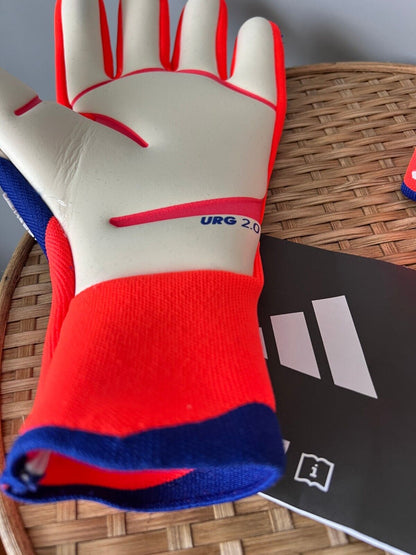 Adidas Predator PRO GL P Goalkeeper Gloves Lucid Blue IS7587 Mens Size 8