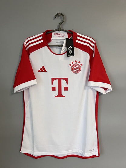 Bayern Munich Jersey 2023/24 Home Mens Soccer Shirt Trikot IJ7442 Adidas Size L