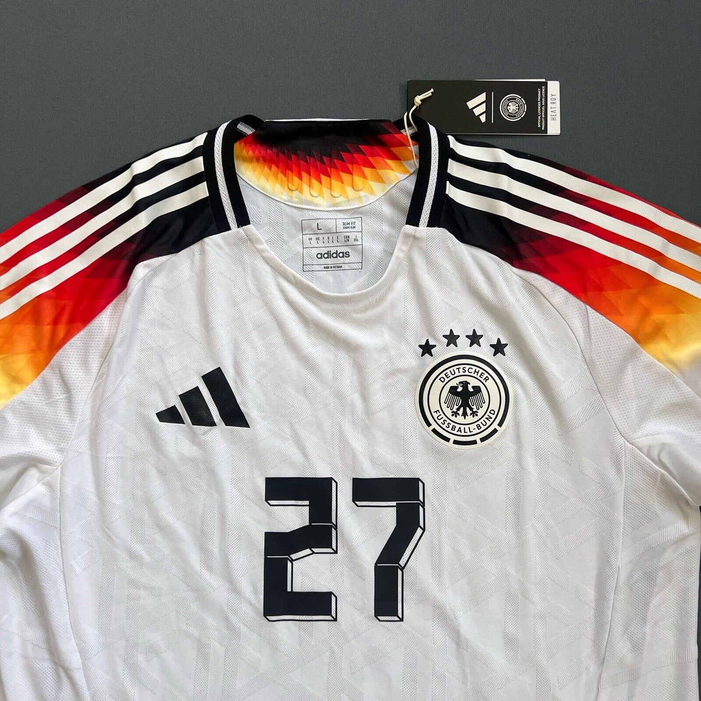 Selke Germany Jersey 2024 Home Authentic Mens Soccer DFB Adidas IZ1620 Size L