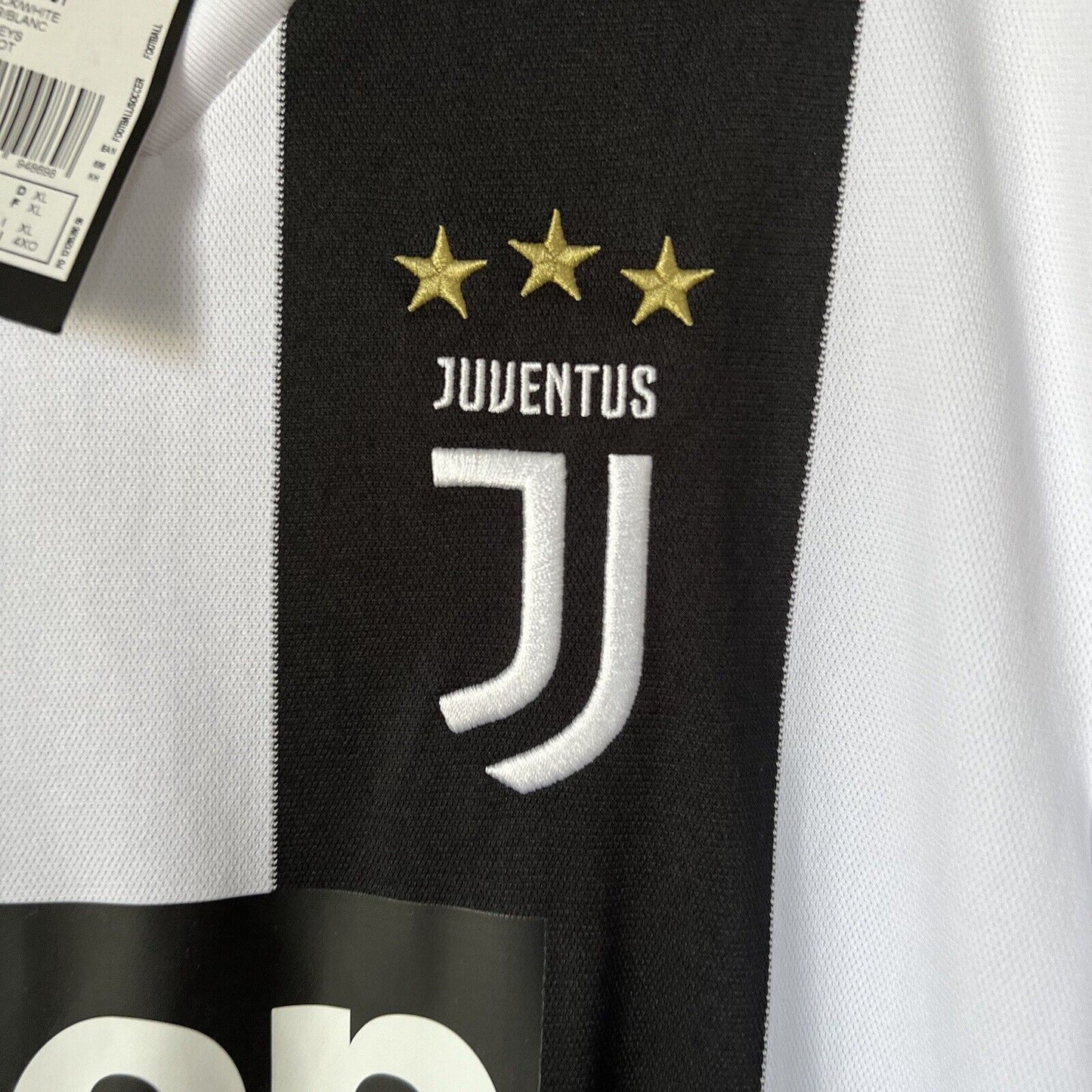Ronaldo Juventus Jersey 2018/2019 Home Mens Football Shirt Size XL CF3489 Adidas