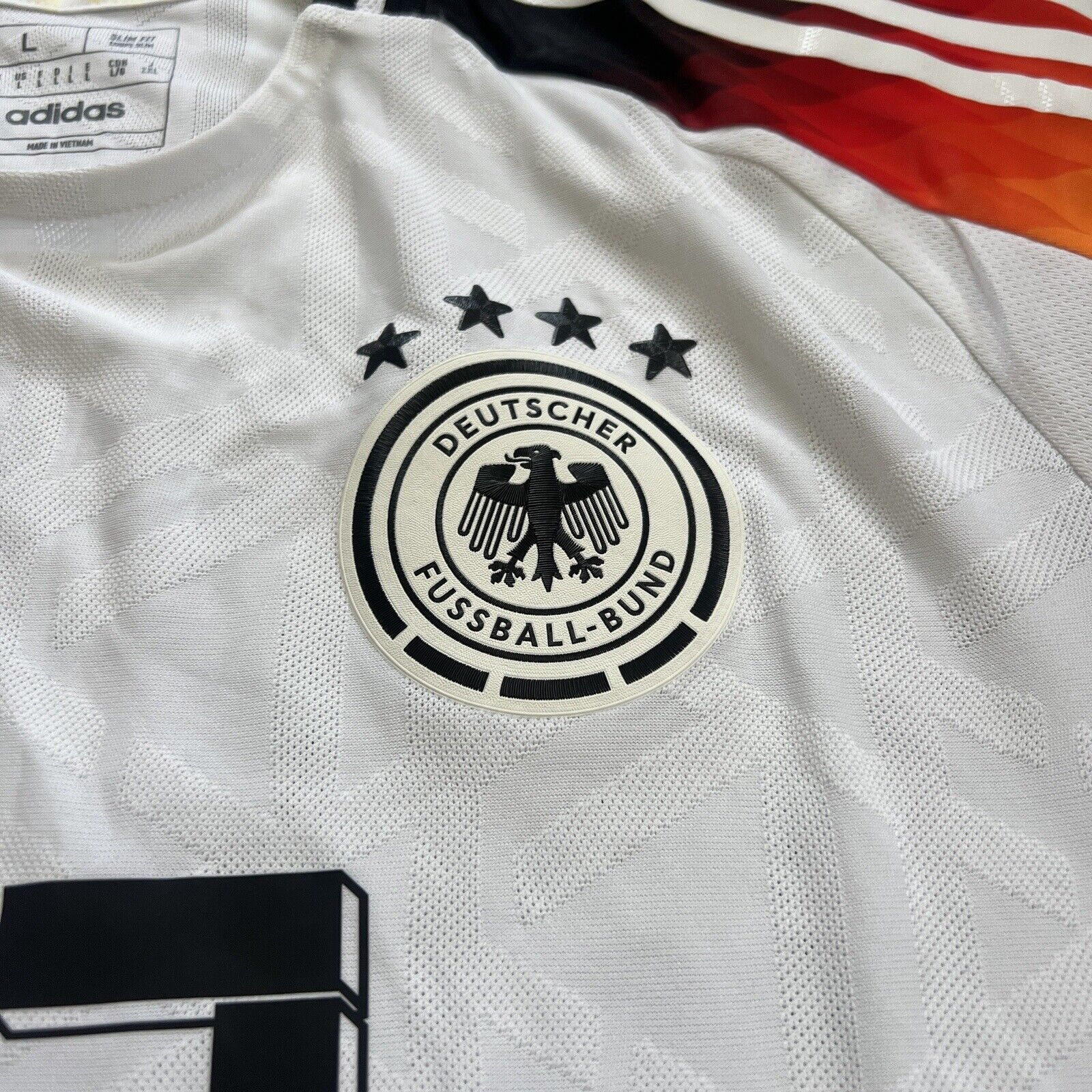 Selke Germany Jersey 2024 Home Authentic Mens Soccer DFB Adidas IZ1620 Size L