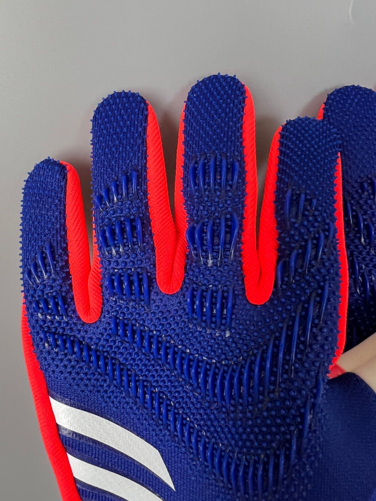 Adidas Predator PRO GL P Goalkeeper Gloves Lucid Blue IS7587 Mens Size 8