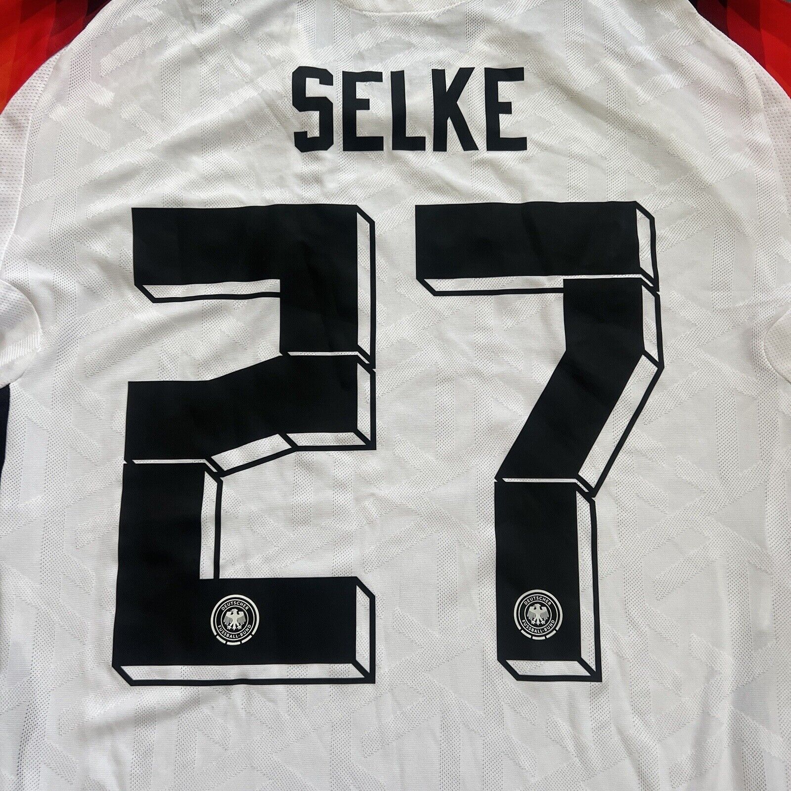 Selke Germany Jersey 2024 Home Authentic Mens Soccer DFB Adidas IZ1620 Size L