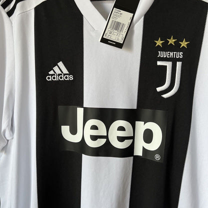 Ronaldo Juventus Jersey 2018/2019 Home Mens Football Shirt Size XL CF3489 Adidas