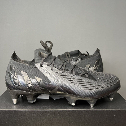 Adidas Predator Edge.1 L Black Mens Cleats Football Soccer Boots GY0243 Size US8